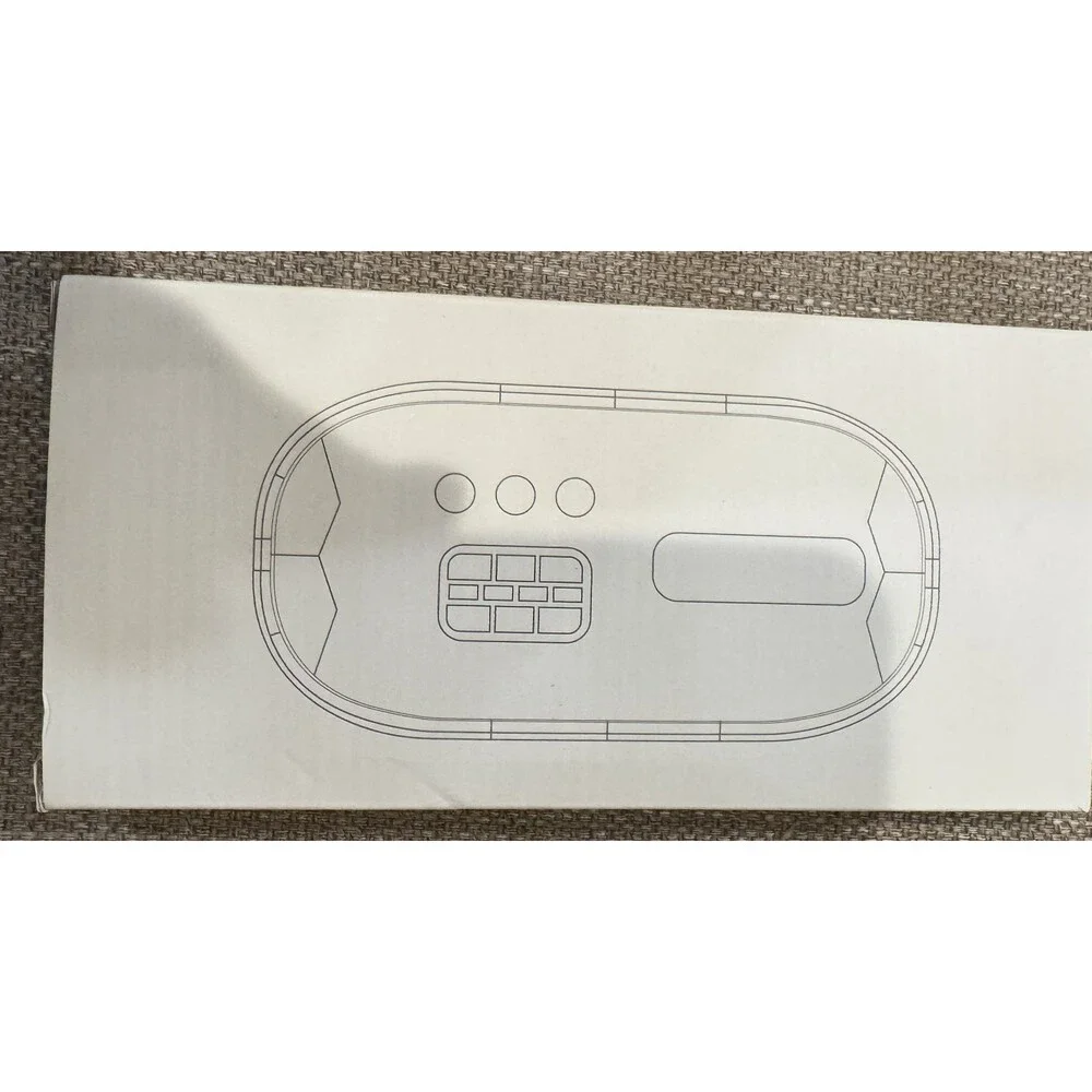 New White/Pink Rechargeable Heating Pad for Period Cramps